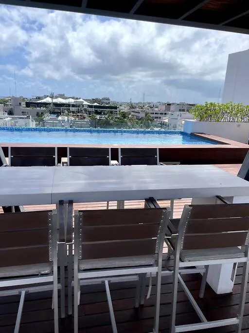 Pura Playa Luxury Condo 5Th Avenue Rooftop Ocean View Playa del Carmen Apartment