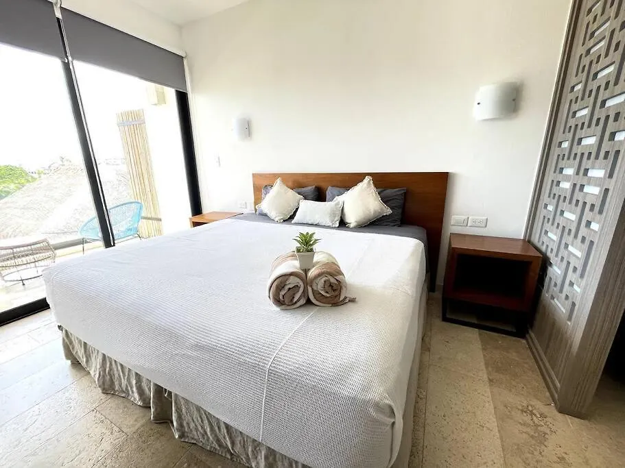 Lägenhet Pura Playa Luxury Condo 5Th Avenue Rooftop Ocean View Playa del Carmen
