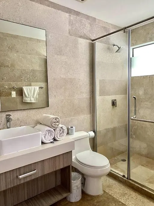 Pura Playa Luxury Condo 5Th Avenue Rooftop Ocean View Playa del Carmen Lägenhet